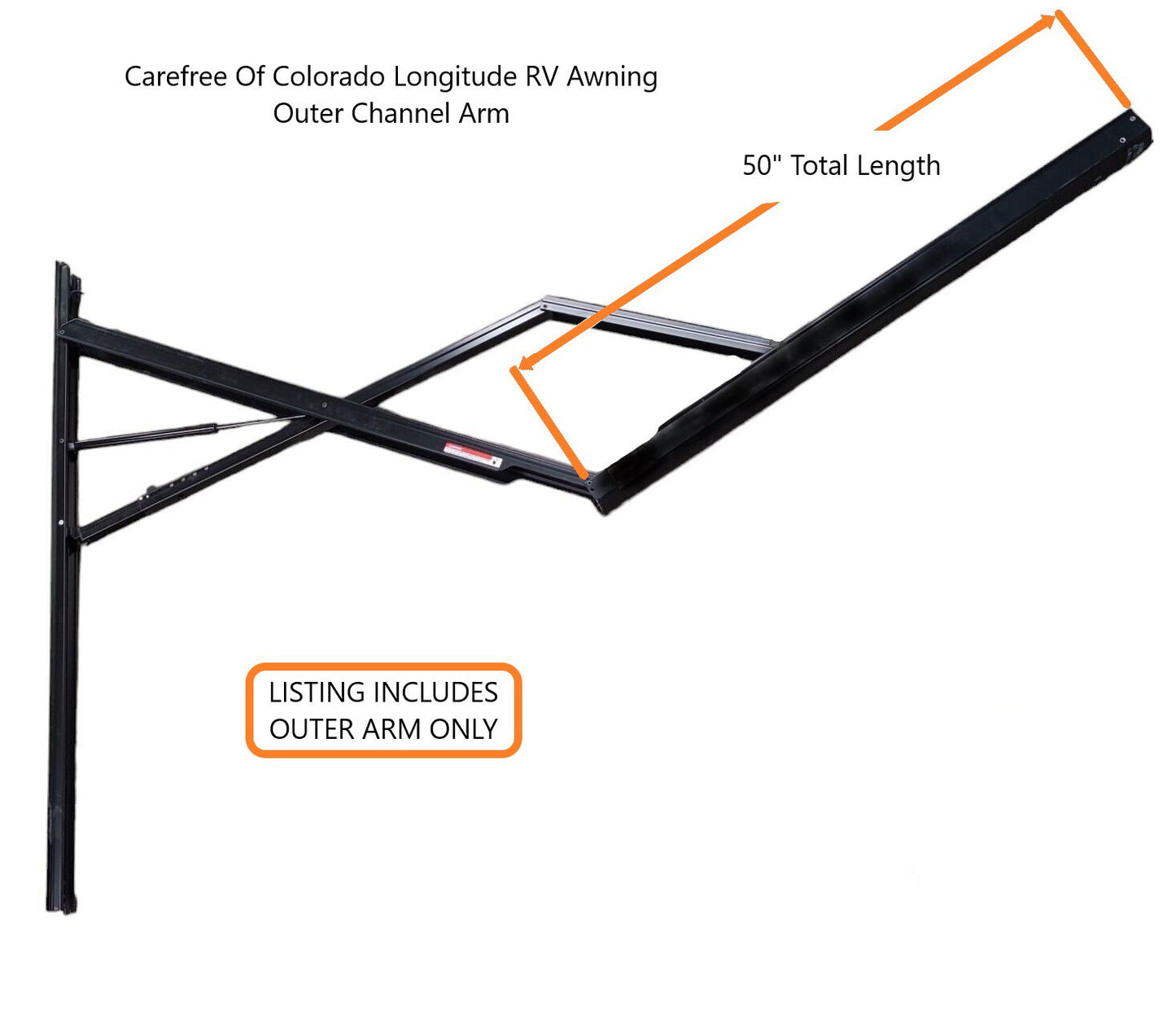 Carefree Of Colorado Longitude RV Awning Outer Channel Arm
