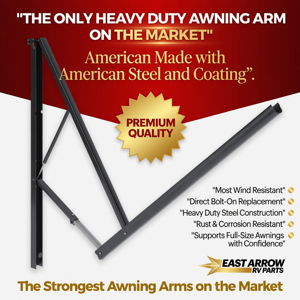 HEAVY DUTY DOMETIC STYLE 9100 / 9200 POWER RV PATIO AWNING ASSEMBLY