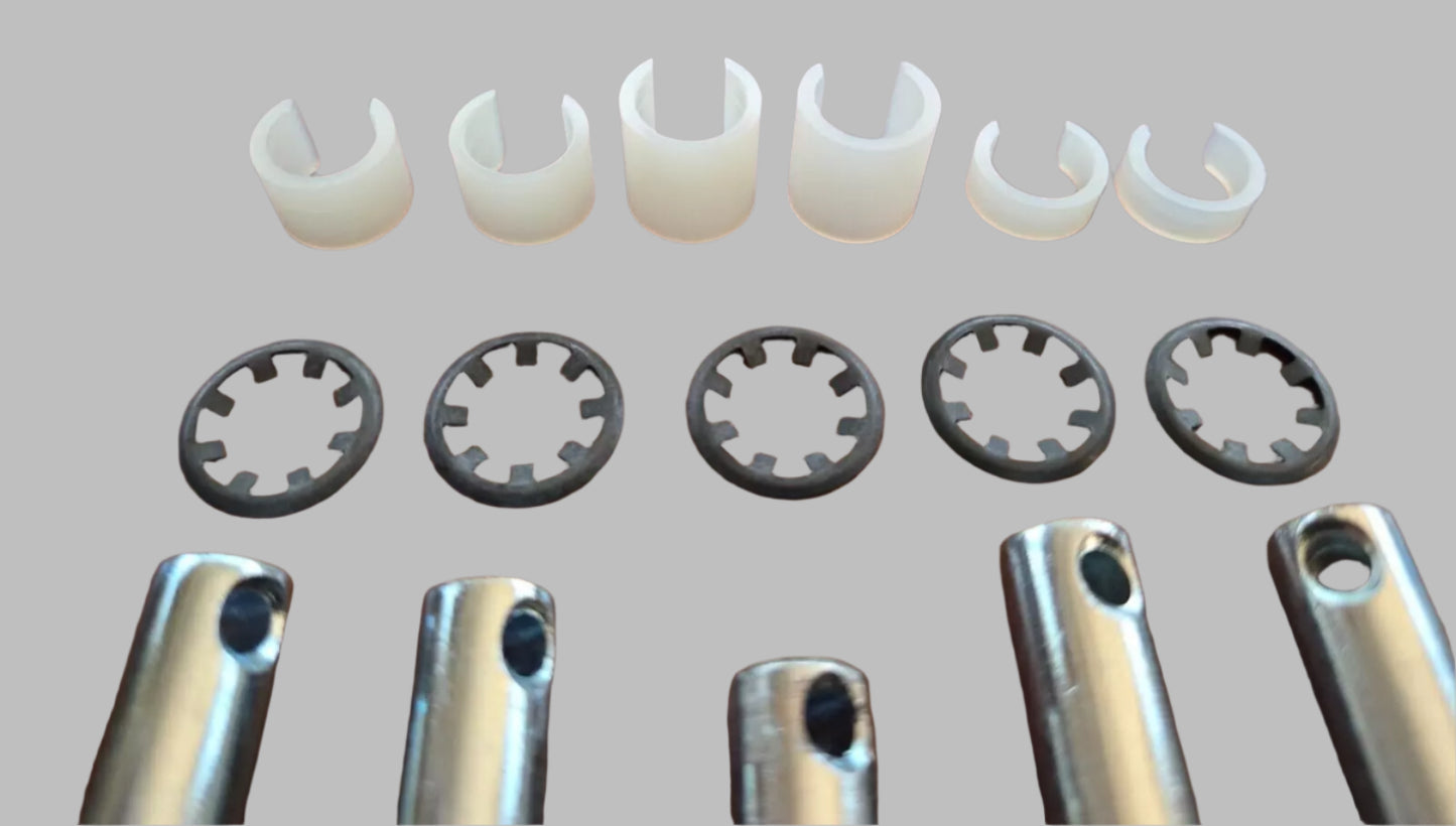 NEW DOMETIC 9100/9200 POWER RV AWNING PINS, SPACERS, AND PUSH NUTS KIT