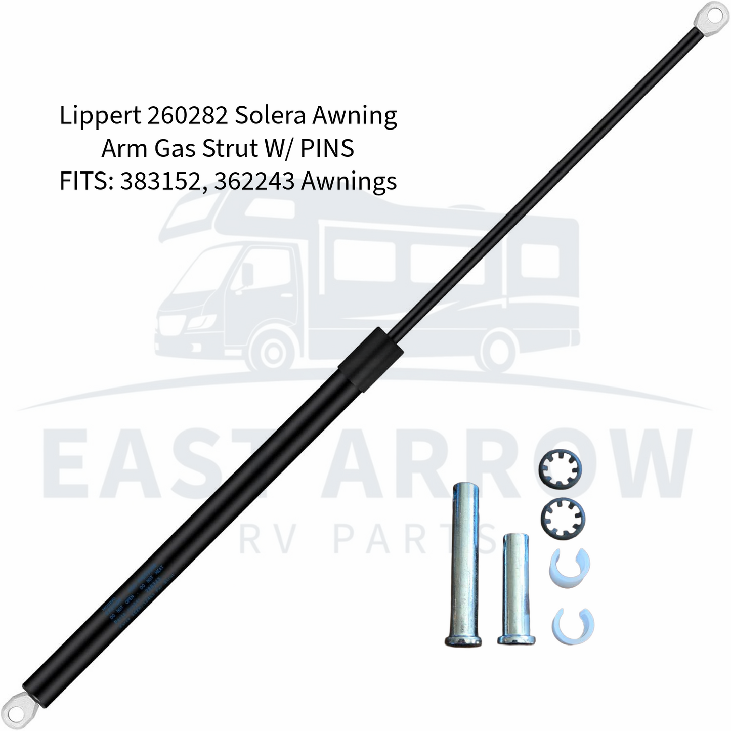 Lippert 260282 Solera Awning Arm Gas Strut W/ PINS