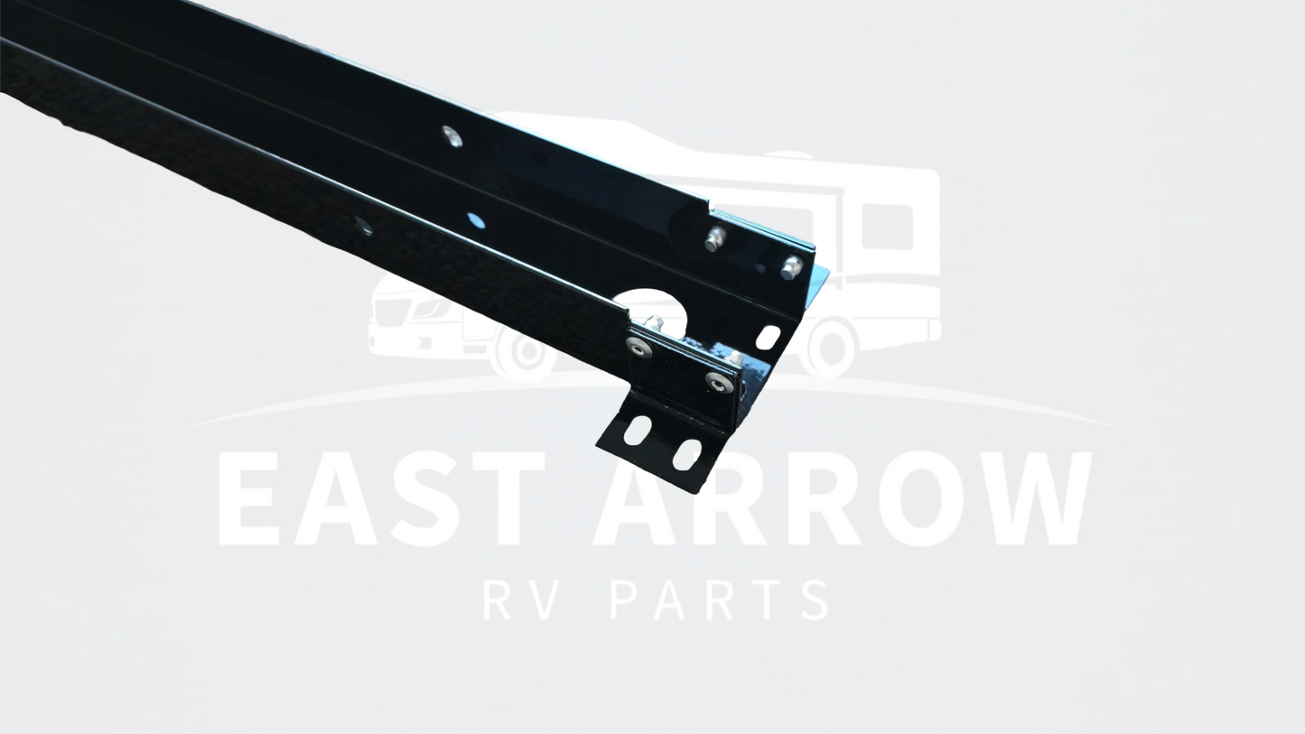 HD DOMETIC 9100/9200 POWER RV AWNING BACK CHANNEL 65.5/8 INCH BLACK OEM W/FASTENERS