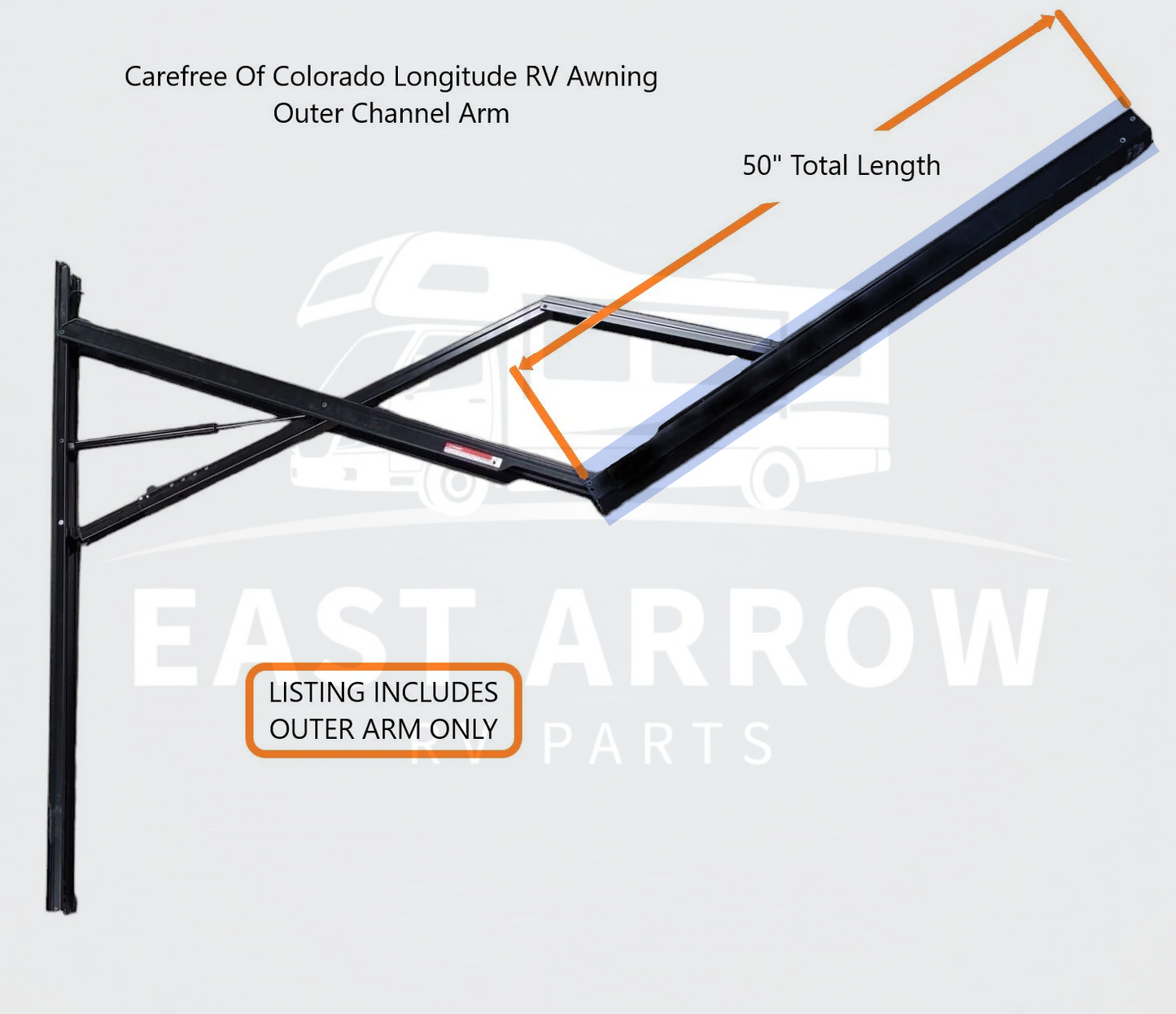 Carefree Of Colorado Longitude RV Awning Outer Channel Arm
